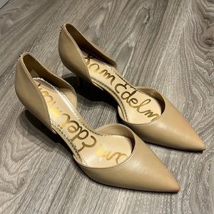 Beige Sam Edelman Jaina Heels 8.5